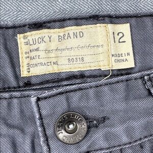 Lucky Brand Charcoal Denim Pants
